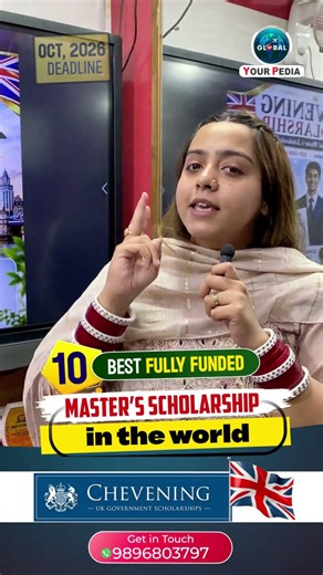 Chevening Scholarship 2026 | Top 10 Fully Funded Master's Scholarships in the World