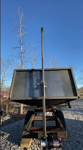 ATV Dump Trailer Build Pt.10 #fyp #foryou #foryoupage #homestead #diy #diyproject #metalwork #country #countrylife #ranch #hardwork #welding #fabrication