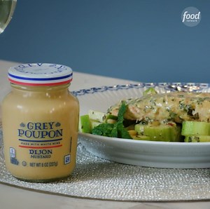 The best way to cook salmon: Low and slow! Geoffrey Zakarian bakes his with a Dijon mustard sauce and serves it with a crisp fall salad ✨ #ad Get the recipe: https://foodtv.com/3k4UoCl | Food Network