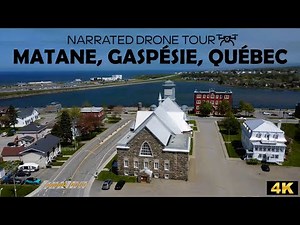 ⚜️ Magnificent Matane, Québec 🌊✨ | 4K Drone Adventure Above the St. Lawrence!