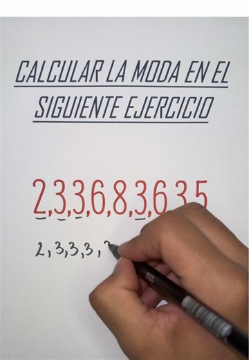 ¡CALCULAR LA MODA NUNCA FUE TAN FÁCIL! 🤯📊 | El truco que TODO estudiante necesita #matemáticafácil #Estadística #aprendeconmigo #TrucosDeEstudio #pasoapaso