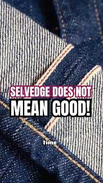 Selvedge Denim Does NOT Mean GOOD! #mensfashion #menswear #shorts #rawdenim #selvedgedenim #style
