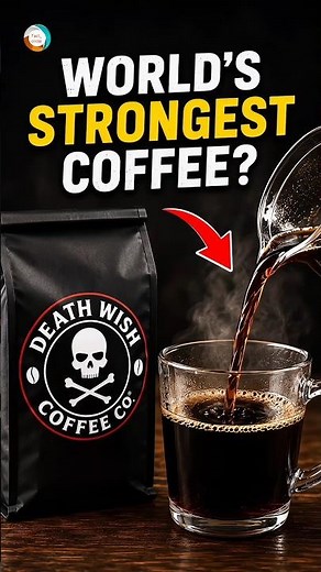 world's strongest coffee 😱#facts #shorts