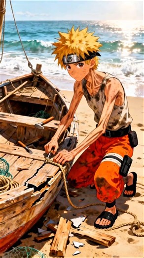 Part 2 - Naruto Stranded on a Remote Uninhabited Island #shorts #naruto #anime