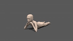 Low Poly Kid Laying Down - Buy Royalty Free 3D model by chroma3d (@vendol21)