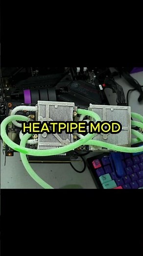 I Broke My GPU to Cool It Down #Watercooling #PC