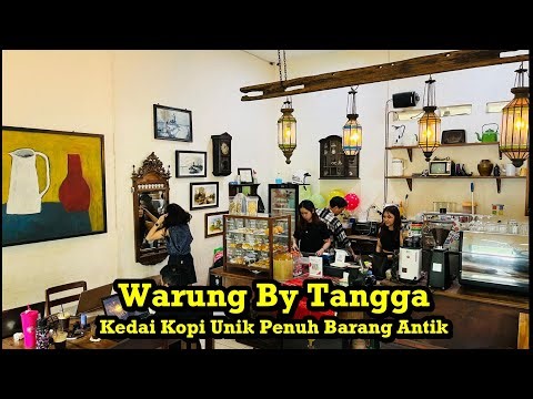 Warung By Tangga : Kedai Kopi Unik Penuh Barang Antik di Medan