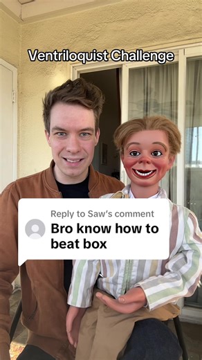 Replying to @Saw Beatbox #fypシ゚viral #delayed #ventriloquism #challenge #trending