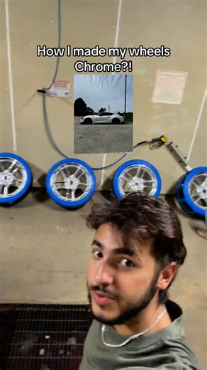 Eddy Soto on Instagram: "How to make your wheels look chrome or have that polish look to it! #eddysoto #supra #bmw #wheels #cartok"