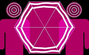 超赞图形变化酒吧节奏led大屏