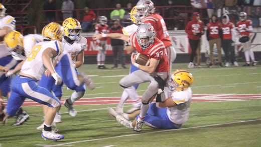 Bellevue football leader scores emotional touchdown in playoff OT win over Clyde