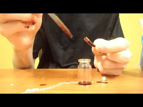 How to fill your own Blood Vial. Truly Unique Alternative Jewelry