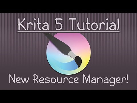 Krita 5: Using the New Resource Manager