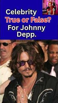 Celebrity True Or False Quiz For Johnny Depp. #roblox