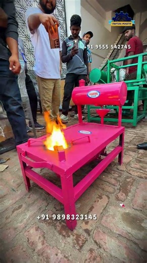 🔥 Mini Diesel Bhatti Machine | Gas Cylinder Problem Solution | Small Business Cooking Setup India