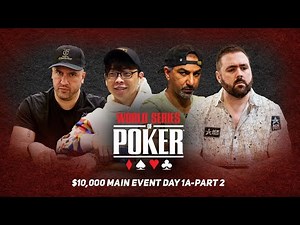 WSOP Main Event Day 1a with Greg Merson, Qui Nguyen, Faraz Jaka & Joseph Cheong