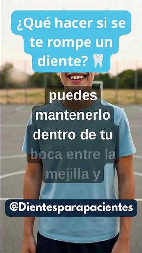 Se Te Cayó Un Diente 😱 NO HAGAS ESTO | Cómo Salvar Un Diente En 5 Minutos #sabiasque #datoscurisos