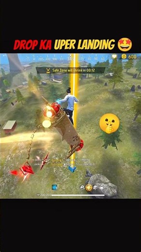 Landing on the drop 🤩🔥 #freefire