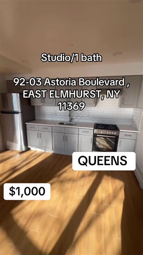 Spacious Studio Apartment Tour in East Elmhurst, NY