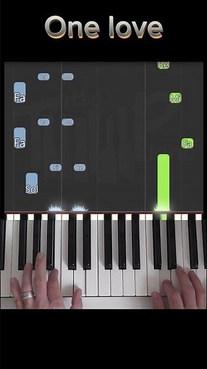 Bob Marley - One love (piano facile)