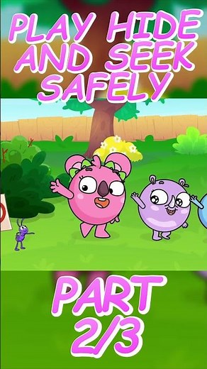 Play hide and seek safely PART 2 🐨 Kids songs and nursery rhymes #educational #forkids #learning