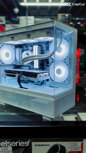 1.6K views | Tecware Infinity M White Gaming PC build #CustomPC #GamingPC #PCBuild | Strategic Technologies Gaming Computers | Facebook