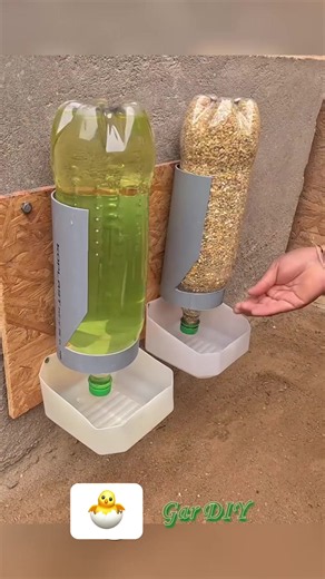 Simple chicken drinkers and feeders ideas