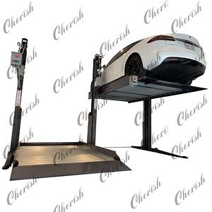 [Hot Item] Two Post Car Stacker Lift Double Deck Parking System for Residential and Commercial Use