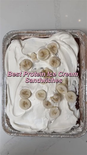 Protein packed ice cream sandwiches made for dessert lovers