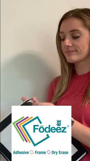 Peel & stick adhesive sign holders instead of tape and laminated paper.