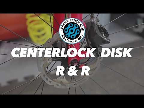 How to removal and replacement Shimano centerlock rotor (disk).