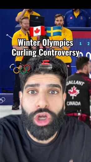Canada vs Sweden curling controversy at the Winter Olympics!! 🥌🇨🇦🇸🇪