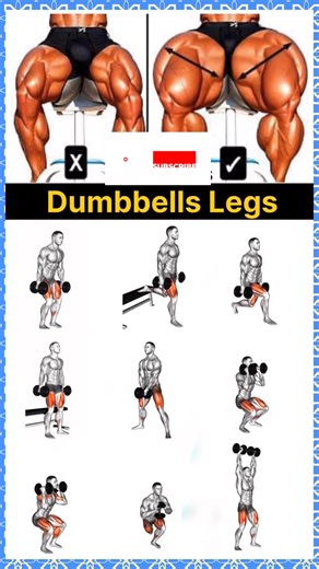 Transform your lower body with this powerful dumbbell leg workout! 🏋️‍♂️ In this video, you’ll learn the best leg exercises using dumbbells to target your quads, hamstrings, glutes, and calves — all from home or at the gym. Build strength, improve balance, and sculpt lean, strong legs without needing machines. Whether you’re a beginner or advanced lifter, these dumbbell moves will help you burn fat, tone your legs, and boost overall performance. Add them to your weekly workout routine and start