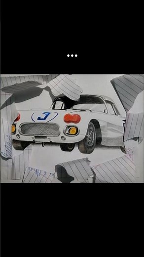 How to draw Chevrolet corvette Cunningham le mans 3