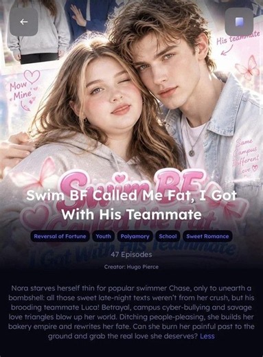 Swim bf called me fat, i got with his teammate - Full Movies ENG Sub