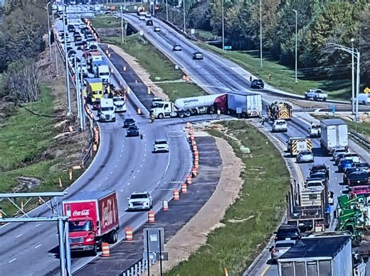 Semi-truck collision on US 280 causes major traffic delay