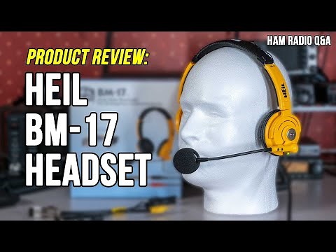 Best Ham Radio Headset? Heil BM-17 Dual Side Boomset Review #HamradioQA