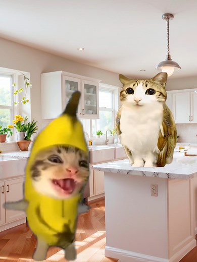 Banana Cat's Meowl Singing Oi Oi Oi