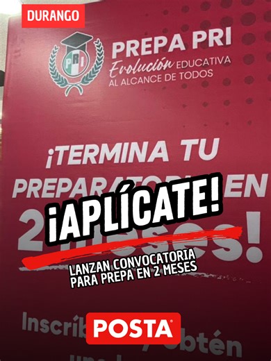 📚 ¿Dejaste la prepa pendiente? Esta opción en Durango te ofrece terminarla en 2 meses 🎓 🎥: Alejandro Avila