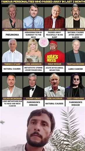 Famous Personalities in the USA Who Passed Away in the Last Two Months 🕊️🇺🇸