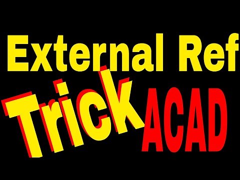How to Attach External Reference in Autocad - How to use Xref, XA command - Online Tutorial Classes