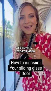 How to measure your glass sliding doors height before ordering a PatioLinkpet door #dog #cat #puppy