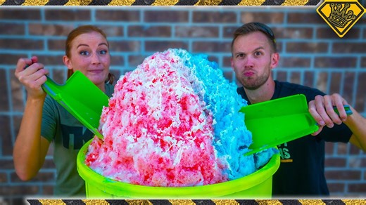 How we made a 100-pound snow cone