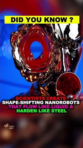 Scientists Create Shape-Shifting Nanorobots That Flow Like Liquid & Harden Like Steel