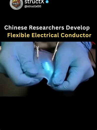 Chinese researchers have developed an innovative Metal-Polymer Conductor (MPC) by combining elastic polymers with liquid metals such as gallium and indium. This flexible, stretchable conductor can be twisted, bent, folded, and pulled without losing its electrical performance — unlike conventional wires that break when repeatedly bent. The breakthrough opens the door to advanced applications including soft robotics, wearable technology, artificial skin, medical sensors, and electronics designed t