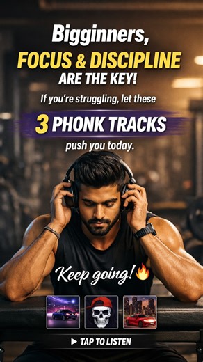 𝐌𝐈𝐍𝐃𝐒𝐄𝐓 𝐈𝐒 𝐄𝐕𝐄𝐑𝐘𝐓𝐇𝐈𝐍𝐆 on Instagram: "Bigginners, focus and discipline are the key! If you’re struggling, let these 3 Phonk tracks push you today. Keep going! 🔥 Short Captions: 1. Focus + Discipline = Success. Let’s go! 2. Phonk beats, focus complete! 🚀 3. Struggling? Let Phonk push you today! 💥 4. New start, same grind. 💯 5. Stay focused, stay disciplined, stay winning. Hope this is closer to what you were looking for! Let me know your thoughts!"