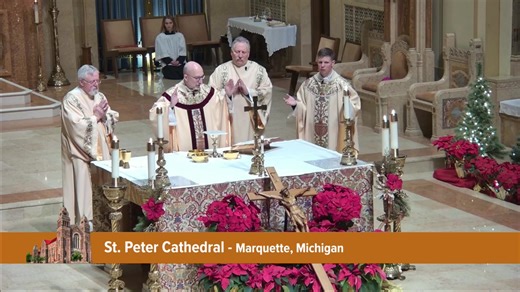 Join us for the 10:30 a.m. (ET) Sunday Mass at St. Peter Cathedral in Marquette, which will close the Jubilee Year of Hope in the Diocese of Marquette. The permission to stream the music is obtained through ONE LICENSE, License A-721830. Please LIKE and SHARE this video as well as SUBSCRIBE to our Channel. Flickr: https://www.flickr.com/theupcatholic Diocese of Marquette: https://dioceseofmarquette.org/ Saint Peter Cathedral: https://stpetercathedral.org/ | The U.P. Catholic