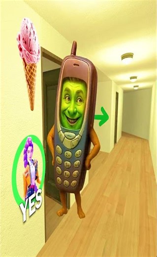 Free Ice Cream with Nextbots Rumi, Moai, Worm