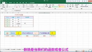 第七十五集excel的iferror函数