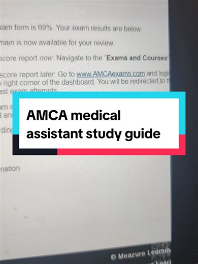 amca medical assistant study guide. this client used our updated study guide for the medical assistant exam. reach out if you need it #AMCAExam #MedicalAssistant #StudyTips #HealthcareGoals